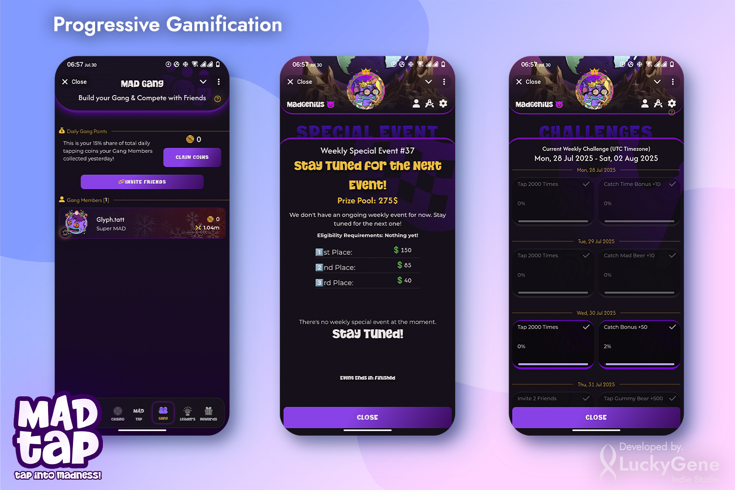MadTap Telegram MiniApp Game screenshot 3