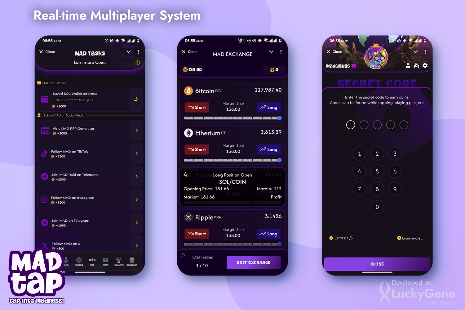MadTap Telegram MiniApp Game screenshot 4