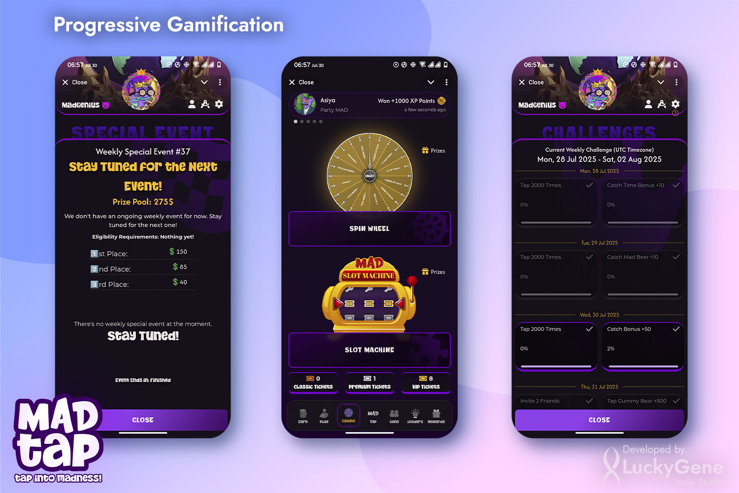 MadTap Telegram MiniApp Game screenshot 5