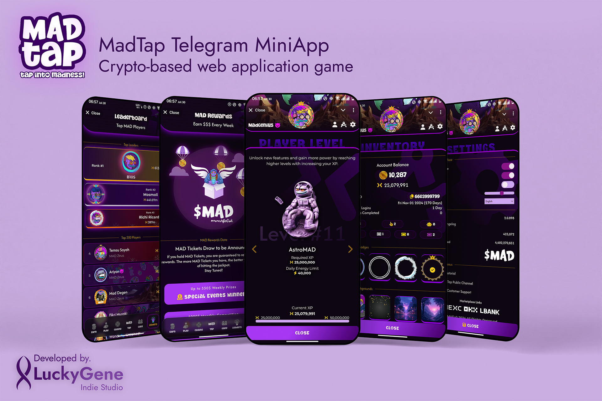 MadTap Telegram MiniApp Game screenshot 6
