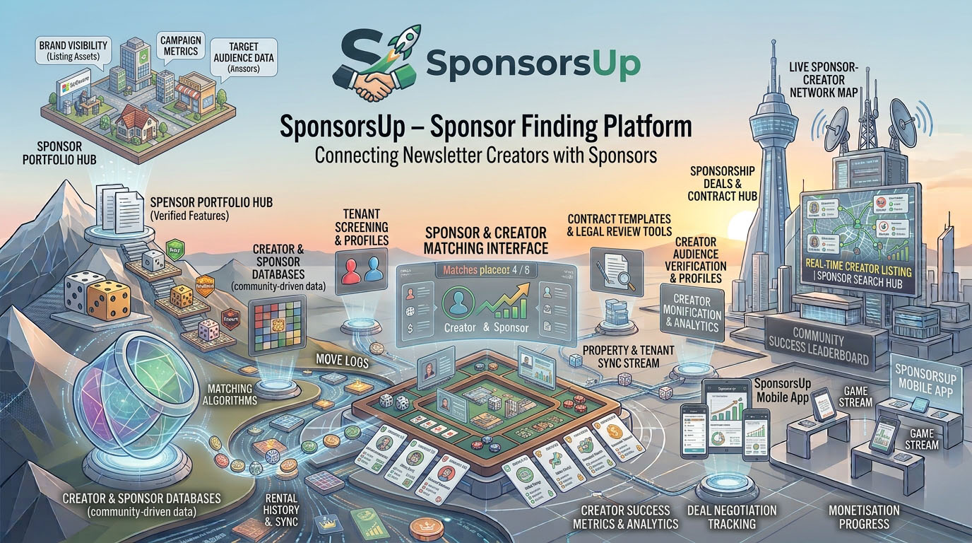 SponsorsUp – Sponsor Finding Platform