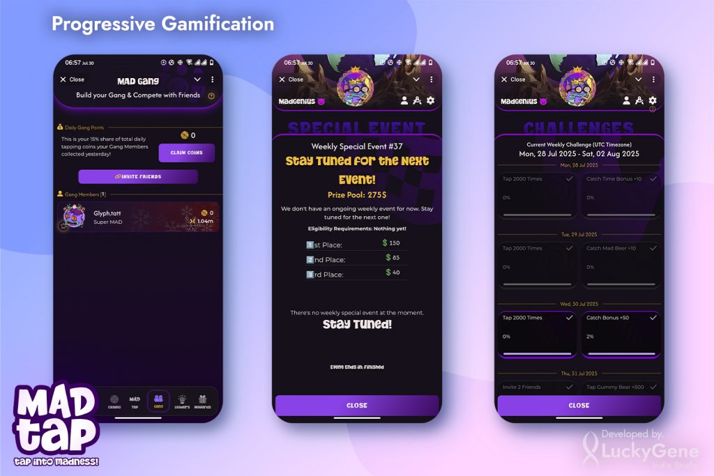 Progressive Gamification